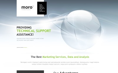 Kostenloses High-Tech-Business-WordPress-Theme und Website-Vorlage