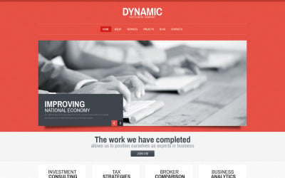 Plantilla de sitio web y tema de WordPress de Harmonic Consulting gratis