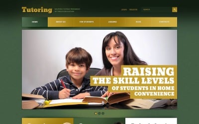 Plantilla de sitio web y tema WordPress de Harmonic Education gratis