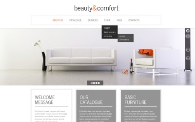 Thème WordPress gratuit pour la décoration intérieure et modèle de site Web