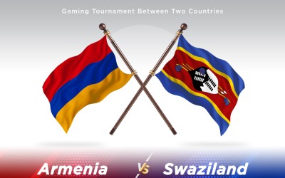 亚美尼亚对斯威士兰两旗
