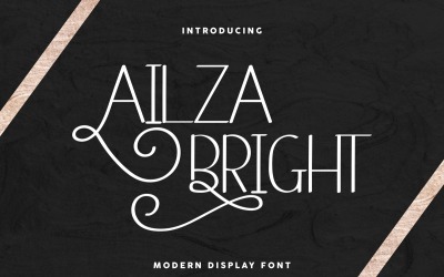 Ailza Bright Display Sans-lettertype
