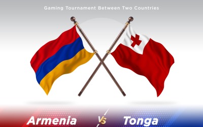Arménie contre Tonga Deux Drapeaux