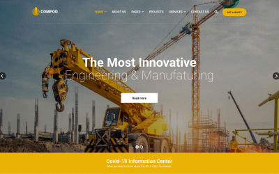 Compoq — szablony Joomla 4 dla budownictwa i renowacji