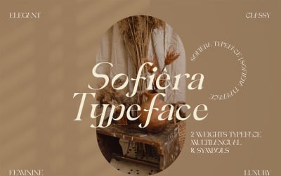 Sofiera - Luxus betűtípus