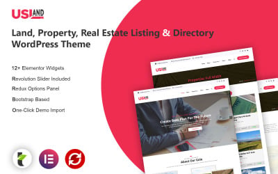 Usland - Land, Property, Real Estate Listing &amp;amp; Directory WordPress Theme