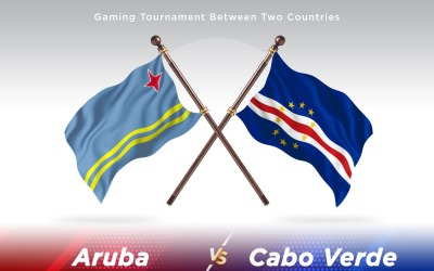 Aruba versus cabo verde Two Flags
