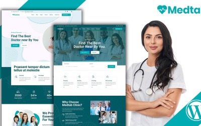 Medtab - Tema de WordPress de WordPress para servicios médicos y sanitarios