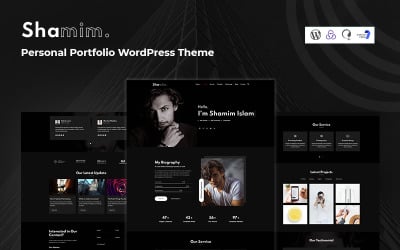 Shamim - Personal Portfolio Responsive WordPress Theme