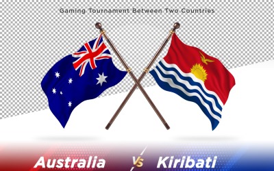 Australia versus Guyana Two Flags.