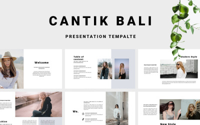 Cantik Bali - Power Point Vorlagen