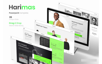 Harimas - Modelo de PowerPoint de negócios