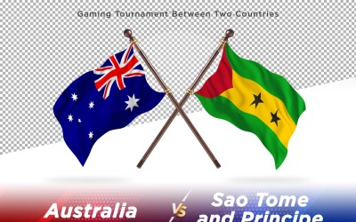 Austrália contra sago tomo Two Flags