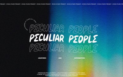 Gente peculiar - psicodélica