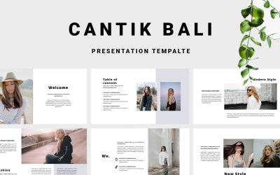 Cantik Bali - Szablon Prezentacji Google