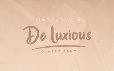 De Luxious // Гарний шрифт