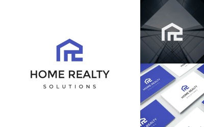 Home Realty - Modelo de logotipo