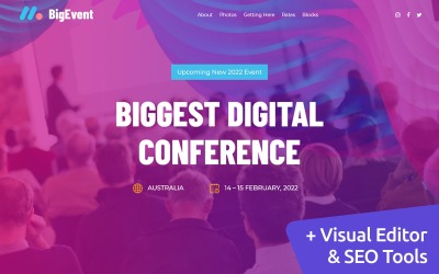 Summit MotoCMS webbplatsmall