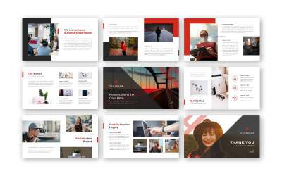 Vantaraz - Creative Business PowerPoint -mallar