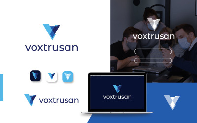 Voxtrusan - Plantilla de logotipo