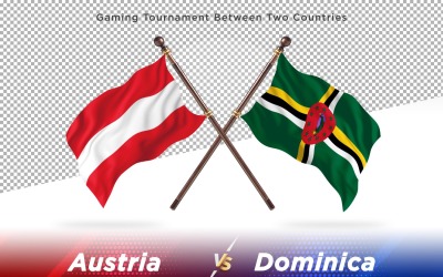 Austria contra Dominica dos banderas