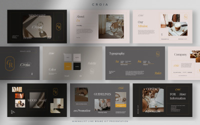Croía - Presentazione Brand Kit Linea Minimalist Grey Sand