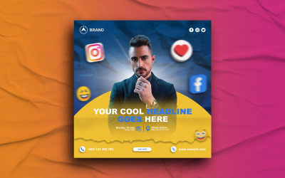 Live-Streaming-Workshop Social-Media-Post-Design-Vorlage
