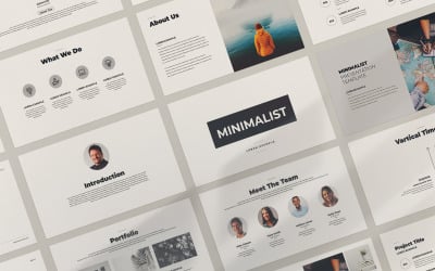 Minimalistisk presentationsmall