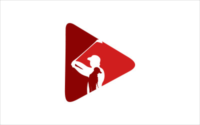 Modello vettoriale video golf