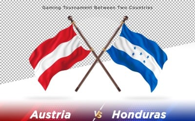 Rakousko versus Honduras dvě vlajky