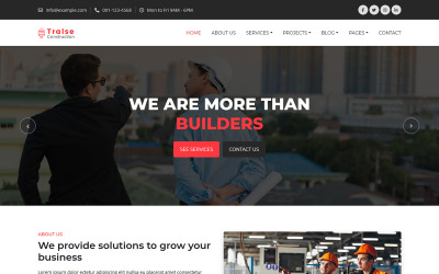 Šablona HTML5 Tralse - responzivní konstrukce