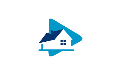 Vektorvorlage für Immobilienvideowerbung