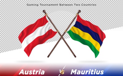 Austria contro Mauritius Two Flags