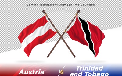 Ausztria kontra Trinidad és Tobago két zászló