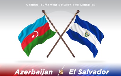 Azerbaijão contra El Salvador Two Flags