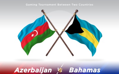 Azerbajdzjan kontra Bahamas två flaggor