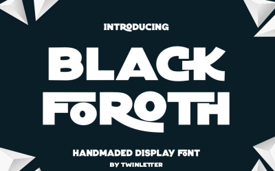 Black Foroth Грайливий дисплейний шрифт