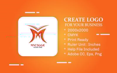 Creative Macbook Apps Logo Design