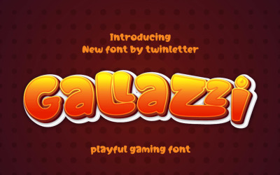 Gallazzi Playful 显示字体