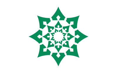 Gröna livsmedelsbutiker logotyp mall