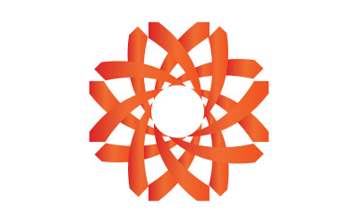 Modello di logo della catena alimentare di gamberetti