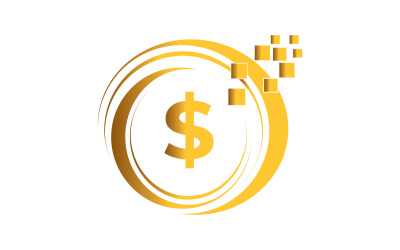 Modello di logo di cambio valuta