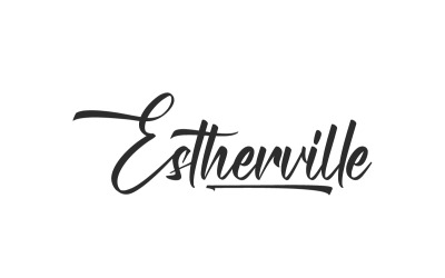 Carattere di calligrafia di Estherville