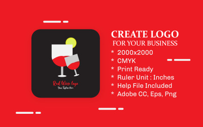 Creative Wine Shop Logo Mall