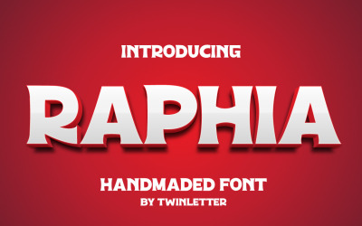 Fuente de pantalla especial Raphia