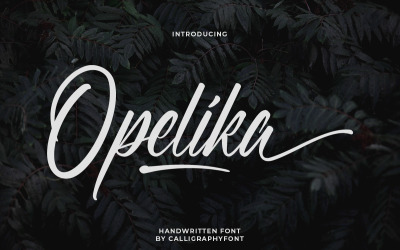 Fuente Opelika Stunning Calligraphy
