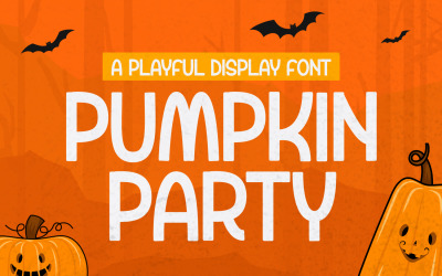 Pumpkin Party - Speels lettertype