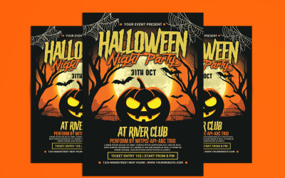 Sjabloon Halloween-feestje