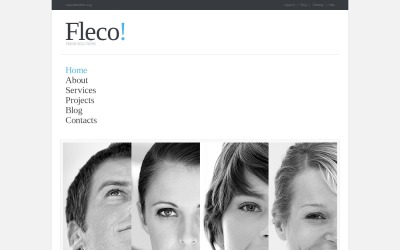 Gratis software WordPress-thema en websitesjabloon voor website