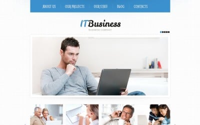 Plantilla de sitio web y tema de WordPress de tecnologías de la información gratis